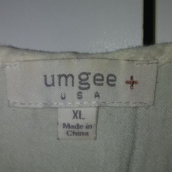 Umgee USA Cream Sleeveless Sidetail Dress/Tunic - Picture 3 of 6